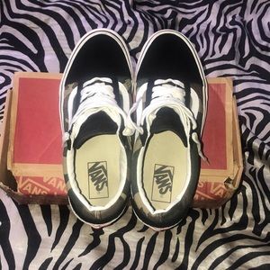 Woodland Camo Old Skool Vans US Size W 8, M 6.5